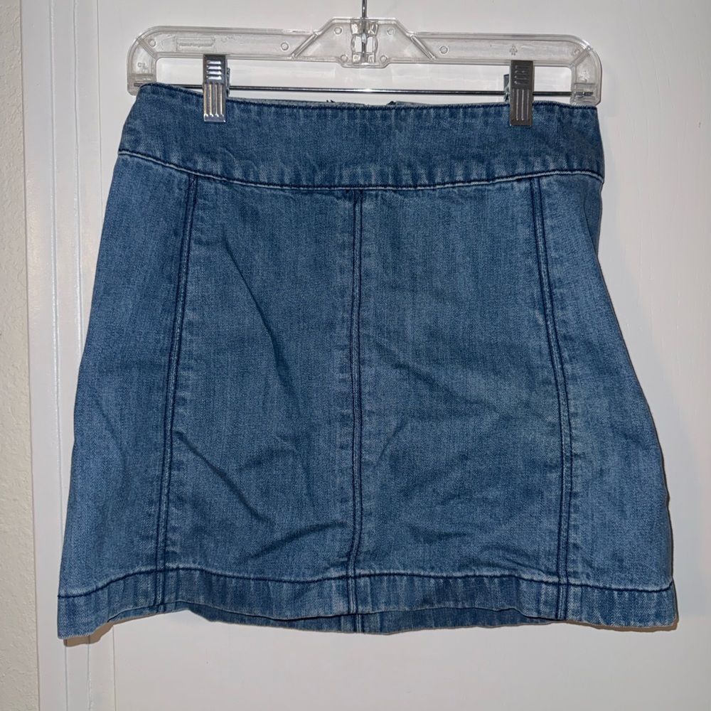 Free People Denim Blue Women's Skirt